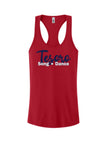 Next Level Women's Ideal Racerback Tank 1533 - Tesoro Song & Dance (New)