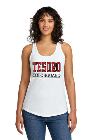 Next Level Apparel Womens Ideal Racerback Tank NL1533 - Tesoro Color Guard (Required)