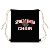 Drawstring Bag (Black) - Segerstrom Choir