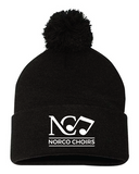 Sportsman Pom Pom Knit Beanie SP15 - Norco Choirs