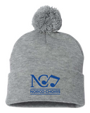 Sportsman Pom Pom Knit Beanie SP15 - Norco Choirs