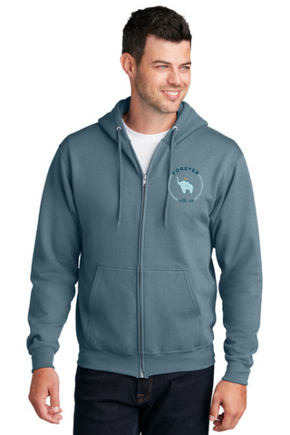 Port & Co Core Fleece Full-Zip Hooded Sweatshirt PC78ZH - FWU