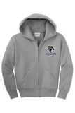 Port & Co. Youth Full Zip Hoodie PC90YZH - Wildcats