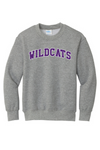 Port & Co. Youth Crewneck Sweatshirt PC90Y - Wildcats