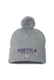 Sportsman Pom Pom Knit Beanie SP15 - Portola Football