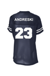 Sport-Tek Ladies' Replica Jersey LST307 (Navy) - T Song (Front), Last Name/Year (Back)