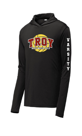 Sport-Tek PosiCharge Hooded Pullover ST358 - Troy BWP/Varsity