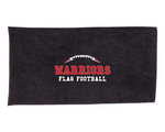 Velour Beach Towel OAD3060 - Warriors Flag Football