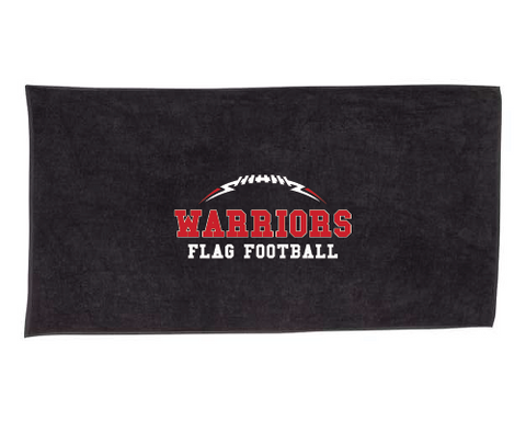 Velour Beach Towel OAD3060 - Warriors Flag Football