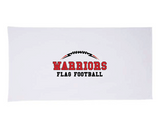 Velour Beach Towel OAD3060 - Warriors Flag Football