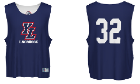 Russell Freestyle Reversible Lacrosse Pinnie R24BNM - YL Lacrosse