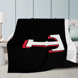 Micro Fleece Blankets D43 (Black) - T