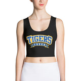 Cropped Tank Top (Black) - Tigers Cheer