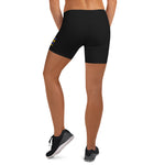 Women's Athletic Workout Shorts (Black) - Valencia BB