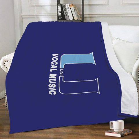 Micro Fleece Blanket (Navy) - Uni Vocal Music