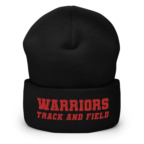 Yupoong Cuffed Beanie 1501KC - Warriors Track and Field