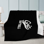 Micro Fleece Blanket (Black) - Griz Softball