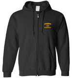 Gildan Full Zip Hoodie 18600 - Edison Basketball (Front)/Bolt (Back)