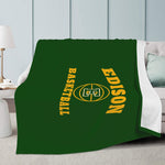 Micro Fleece Blankets (Green) - Edison Basketball