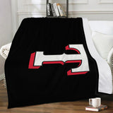 Micro Fleece Blankets D43 (Black) - T