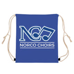 Drawstring Bag (Royal Blue) - Norco Choirs