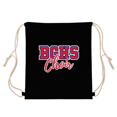 Drawstring Bag (Black) - BGHS Choir