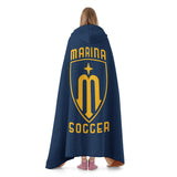 Hooded Blanket (Navy) - Marina Soccer