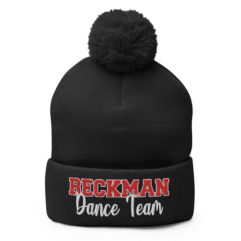 Sportsman Pom Pom Knit Beanie SP15 - Beckman Dance Team
