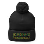 Sportsman Pom Pom Knit Beanie SP15 - Edison Basketball