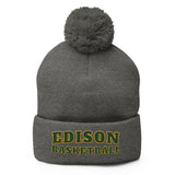 Sportsman Pom Pom Knit Beanie SP15 - Edison Basketball