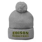 Sportsman Pom Pom Knit Beanie SP15 - Edison Basketball