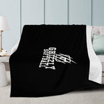 Micro Fleece Blanket (Black) - Grizzly Softball