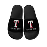 Sliders (Black) - T Swim & Dive