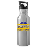 Stainless Steel Water Bottle with Straw - Valencia BB - silver