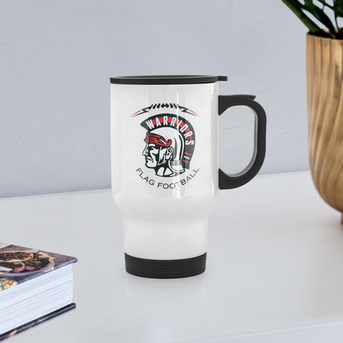 Travel Mug - Warriors Flag Football - white