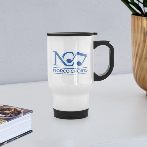 Travel Mug - Norco Choirs - white