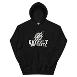 Gildan Heavy Blend Adult Hoodie G18500 - Grizzly Softball (Personalizable)