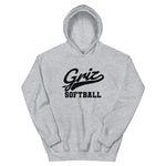 Gildan Heavy Blend Adult Hoodie G18500 - Griz Softball (Personalizable)