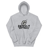 Gildan Heavy Blend Adult Hoodie G18500 - Grizzly Softball (Personalizable)