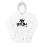 Gildan Heavy Blend Adult Hoodie G18500 - Grizzly Softball (Personalizable)