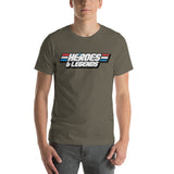 Bella+Canvas Unisex Jersey Short-Sleeve Tee 3001 - Heroes & Legends (Personalizable)