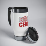 Stainless Steel Travel Mug with Handle, 14oz - GGHS Choir