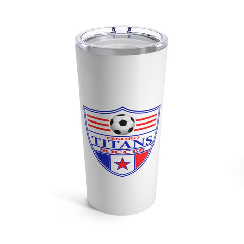 Tumbler 20oz - Shield on White