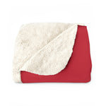 Sherpa Fleece Blanket (Red) - F Baseball