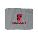 Sherpa Fleece Blanket (Grey) - F Baseball