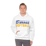 Gildan Unisex Heavy Blend™ Hooded Sweatshirt 18500 - FV Barons Softball