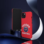 iPhone/Samsung Tough Cases - Tesoro Basketball on Red