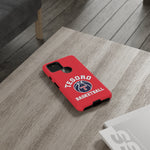 Mobile Phone Tough Cases - Tesoro Basketball on Red