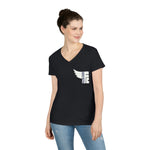 Gildan Ladies' V-Neck T-Shirt 5V00L - Falcon Choirs (Pocket)