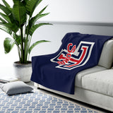 Sherpa Fleece Blanket (Navy) - T Song